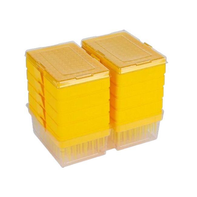 ratiolab® Pipette tips yellow 1-200µl, Tray